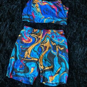 Y2K shorts set